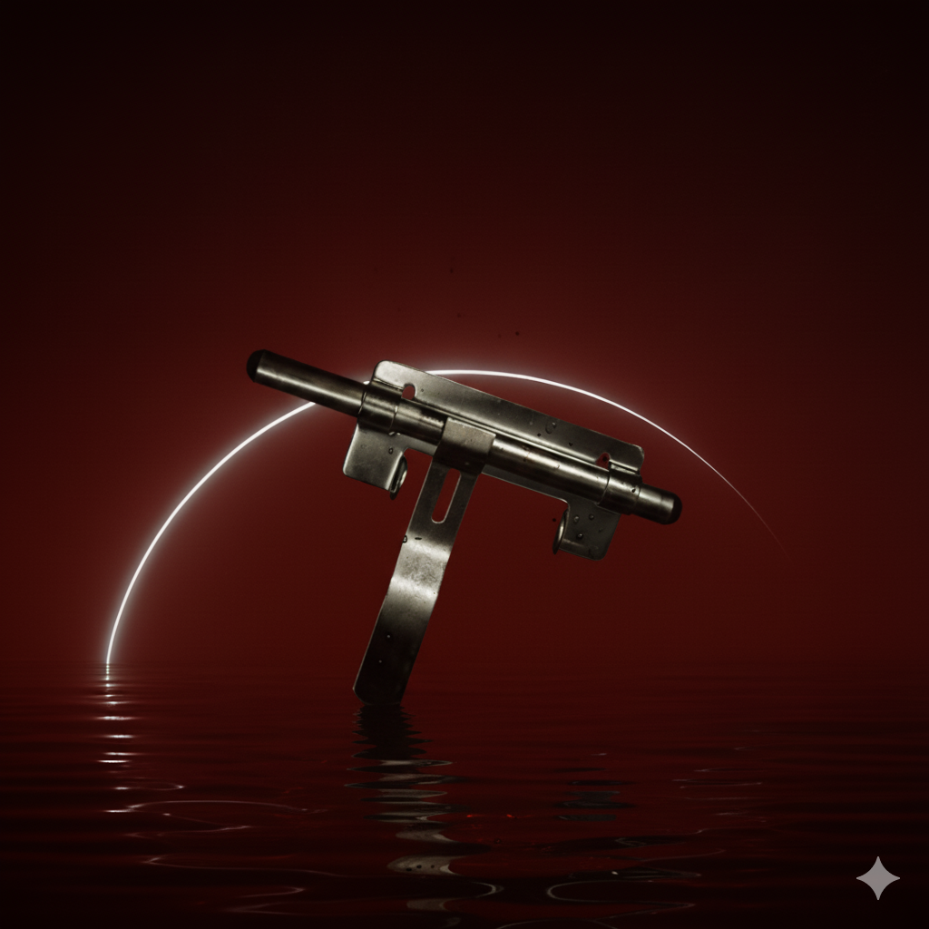 Cerrojo Metálico Galvanizado para Puerta o Cerca