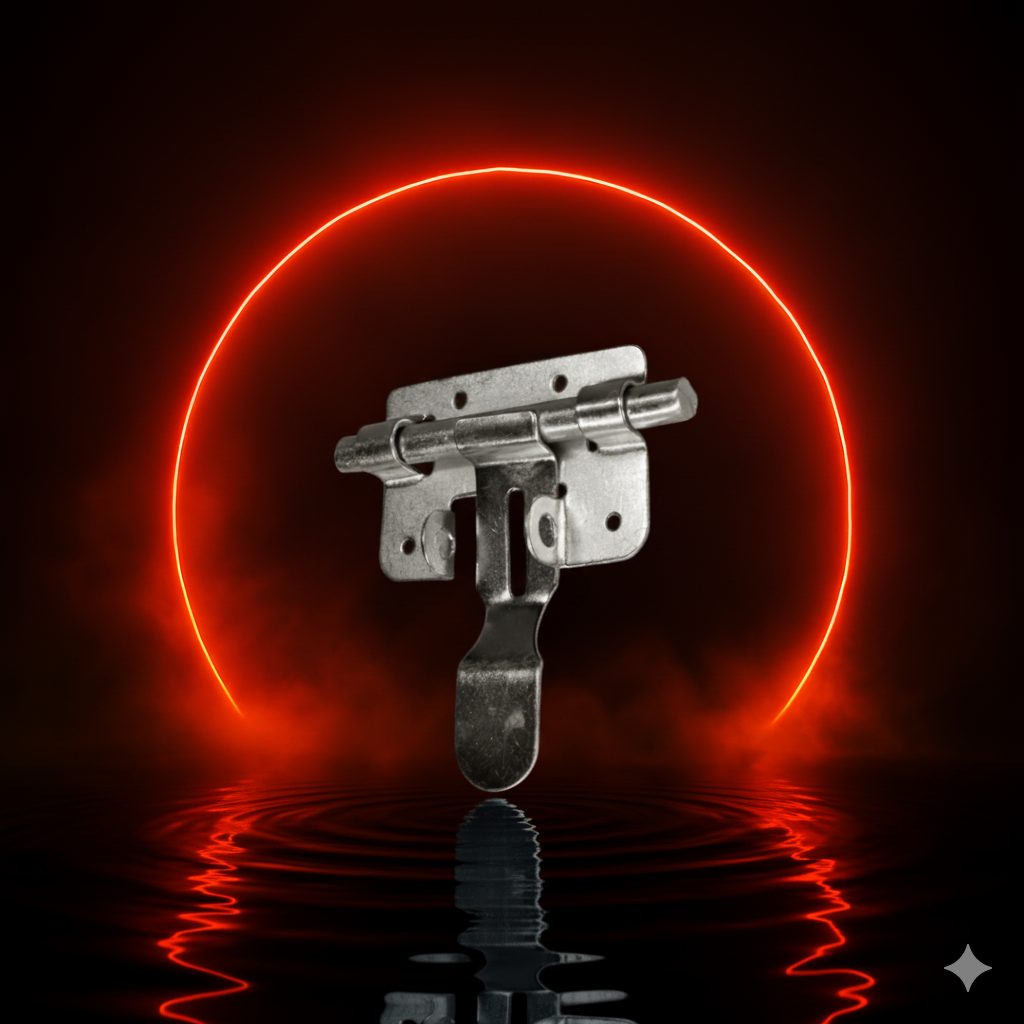 Cerrojo Metálico Galvanizado para Puerta o Cerca