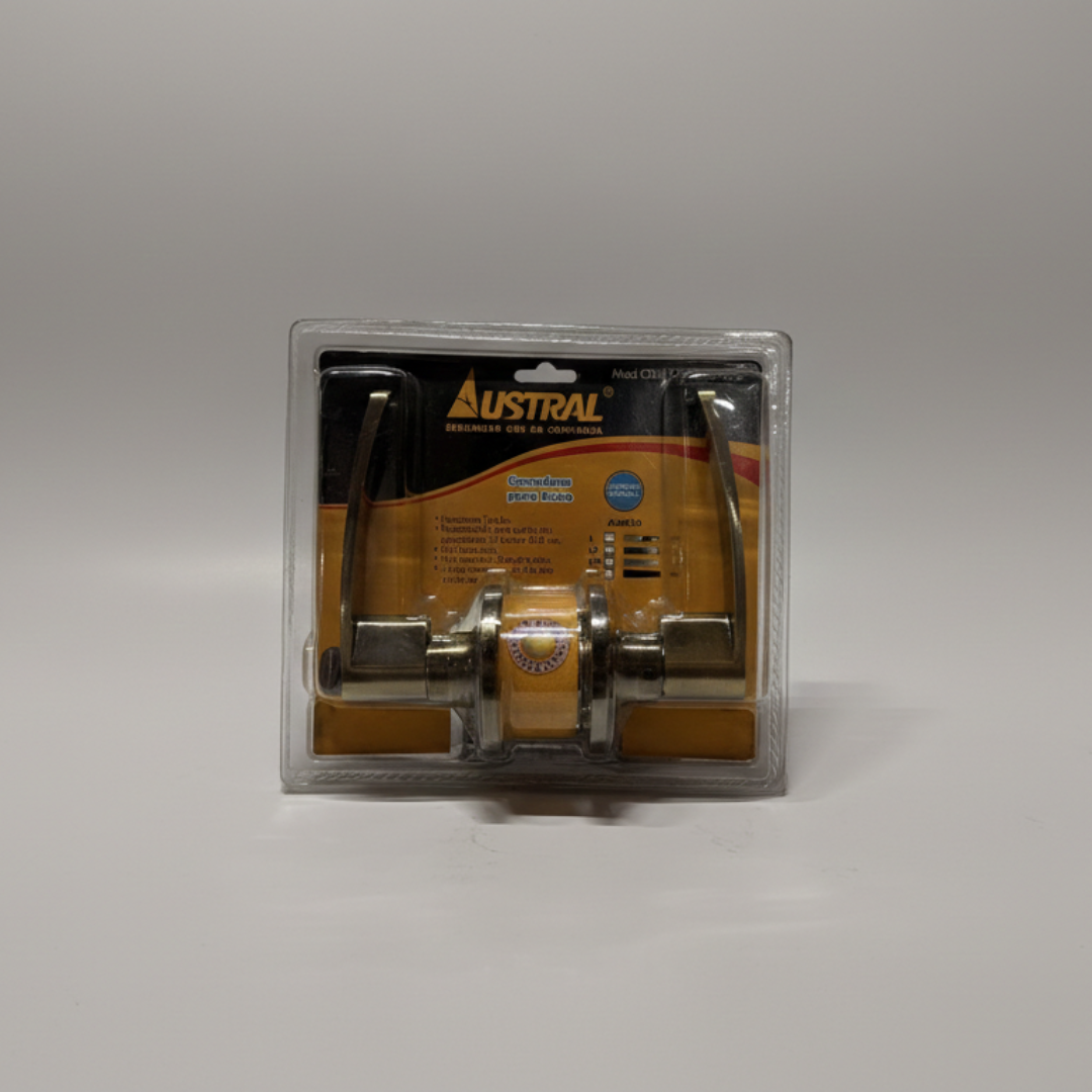 CERRADURA CONTEMPO LATÓN ANTIGUO