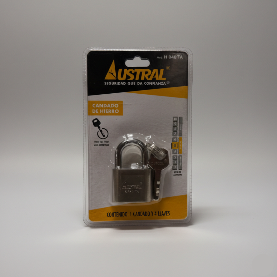 CANDADO DE SEGURIDAD SERIE H – GANCHO CORTO Y LARGO