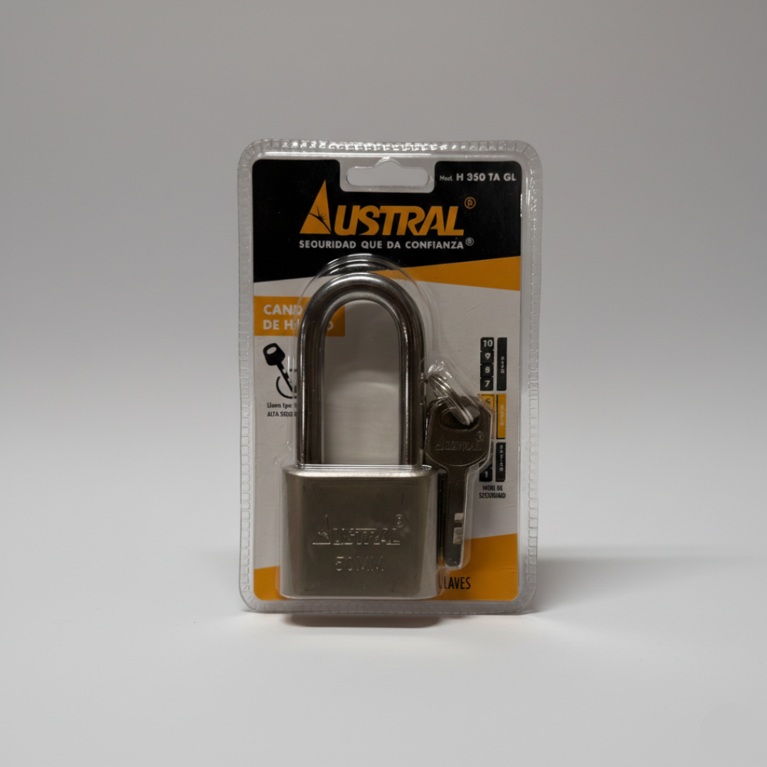 CANDADO DE SEGURIDAD SERIE H – GANCHO CORTO Y LARGO