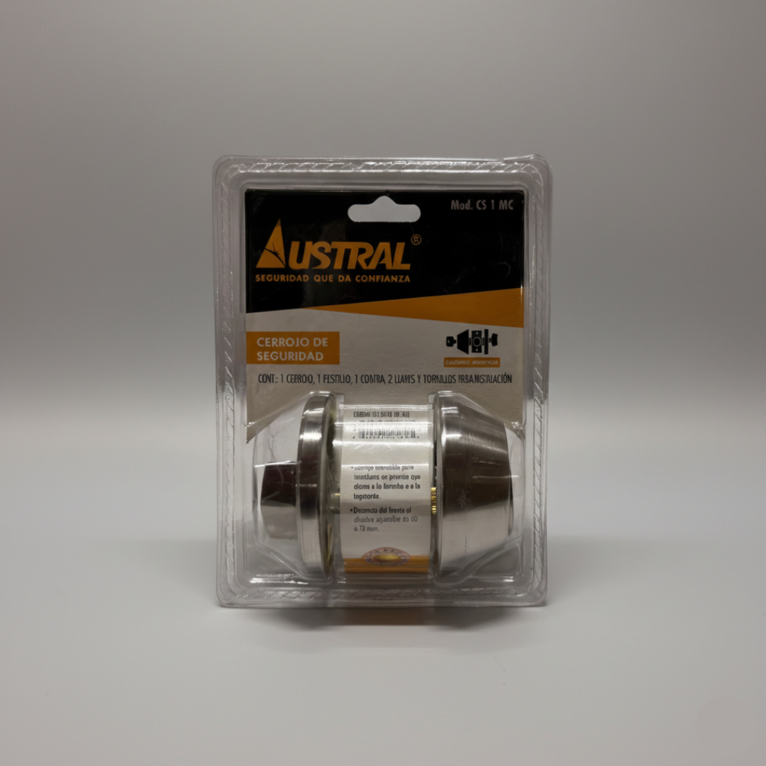 CERROJO DE SEGURIDAD CS TK – ACABADOS PREMIUM