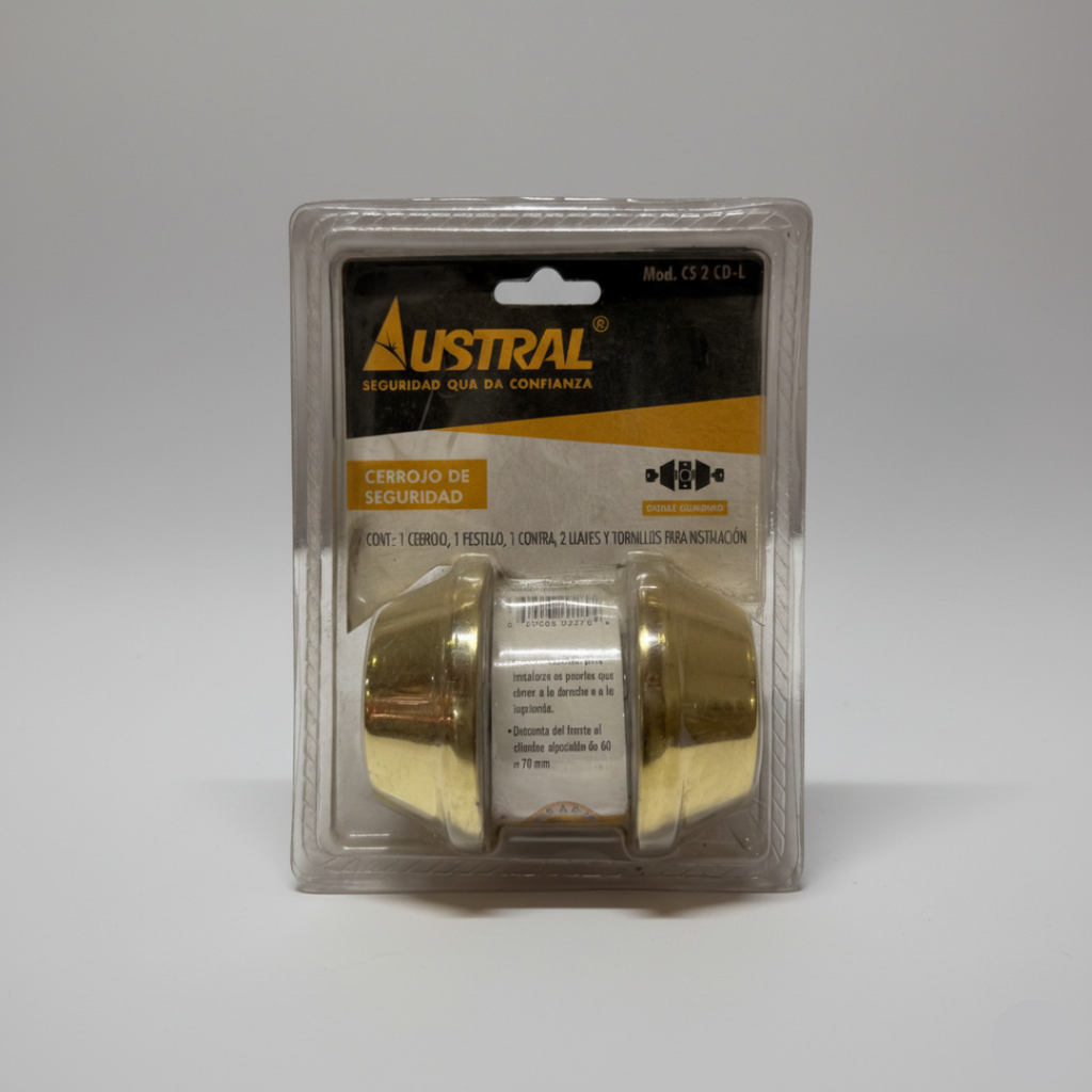 CERROJO DE SEGURIDAD CS TK – ACABADOS PREMIUM
