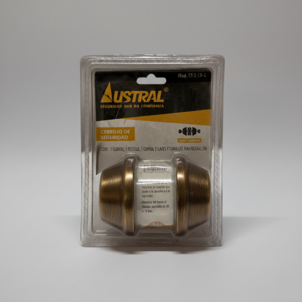 CERROJO DE SEGURIDAD CS TK – ACABADOS PREMIUM