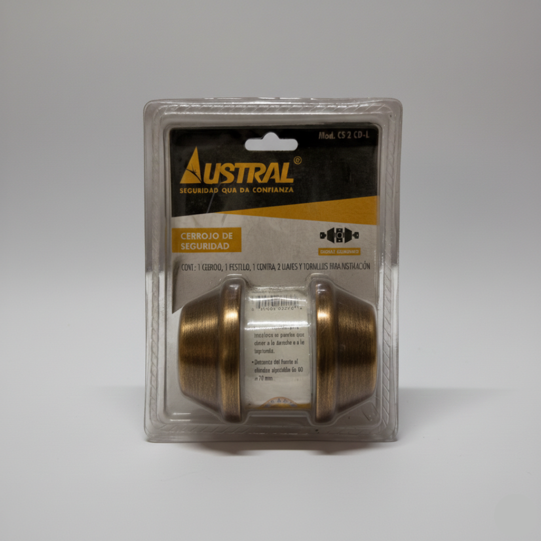 CERROJO DE SEGURIDAD CS TK – ACABADOS PREMIUM