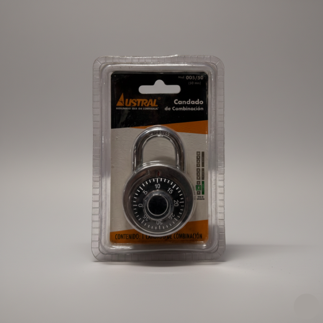 CANDADO DE COMBINACIÓN 005/50