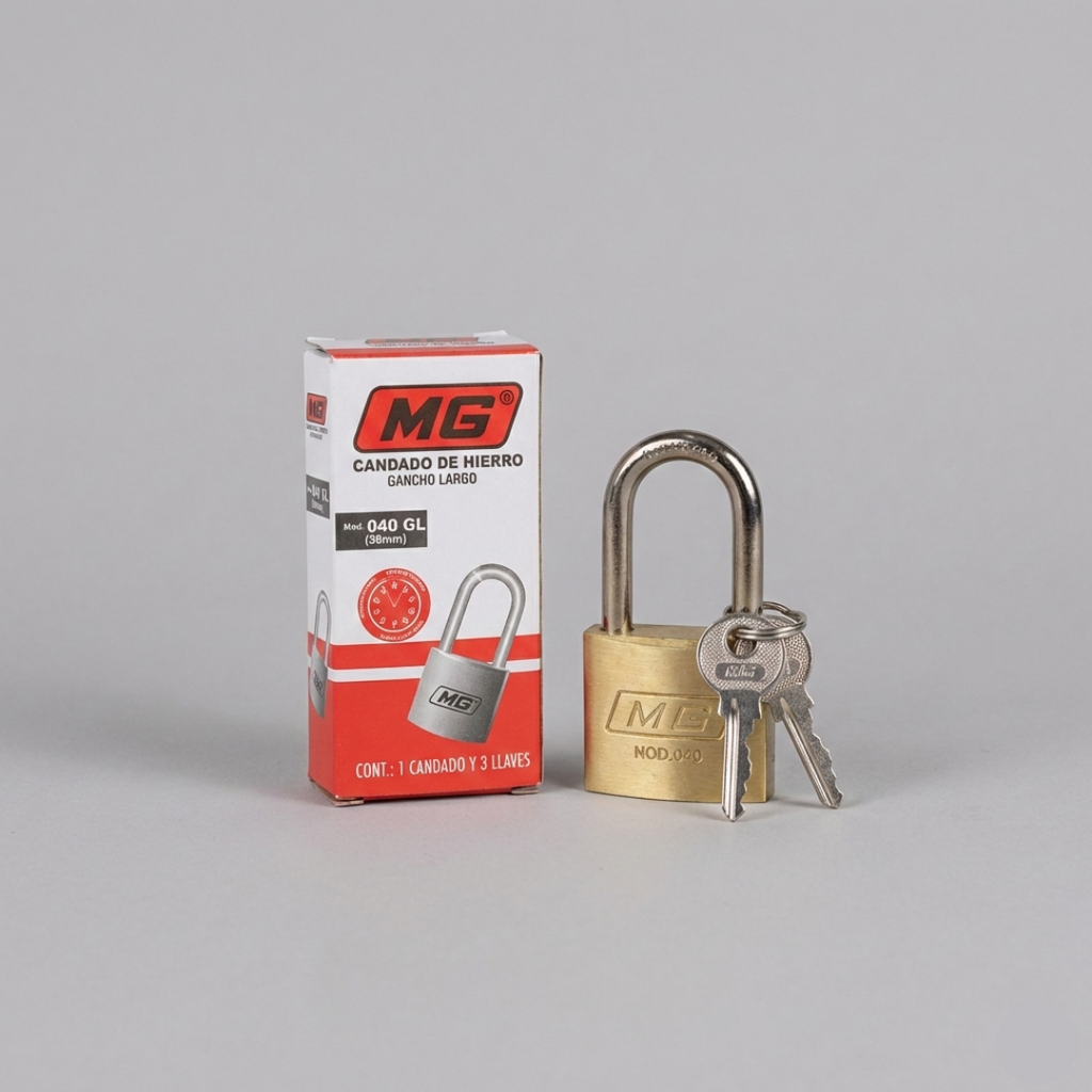 CANDADO MG DE ACERO – SEGURIDAD INDUSTRIAL Y RESIDENCIAL