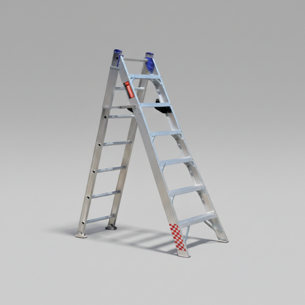 ESCALERA CONVERTIBLE DE ALUMINIO – USO PROFESIONAL