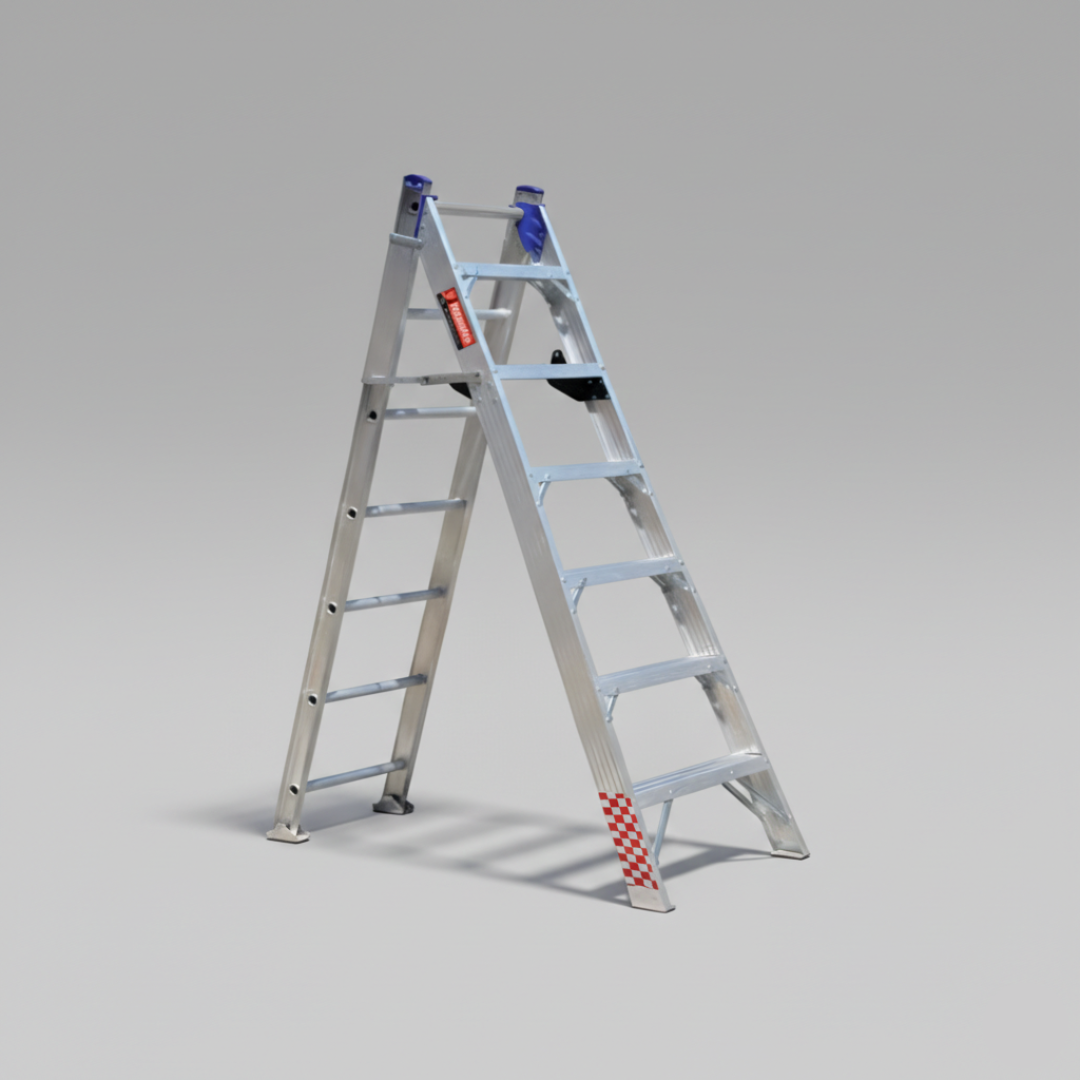 ESCALERA CONVERTIBLE DE ALUMINIO – USO PROFESIONAL