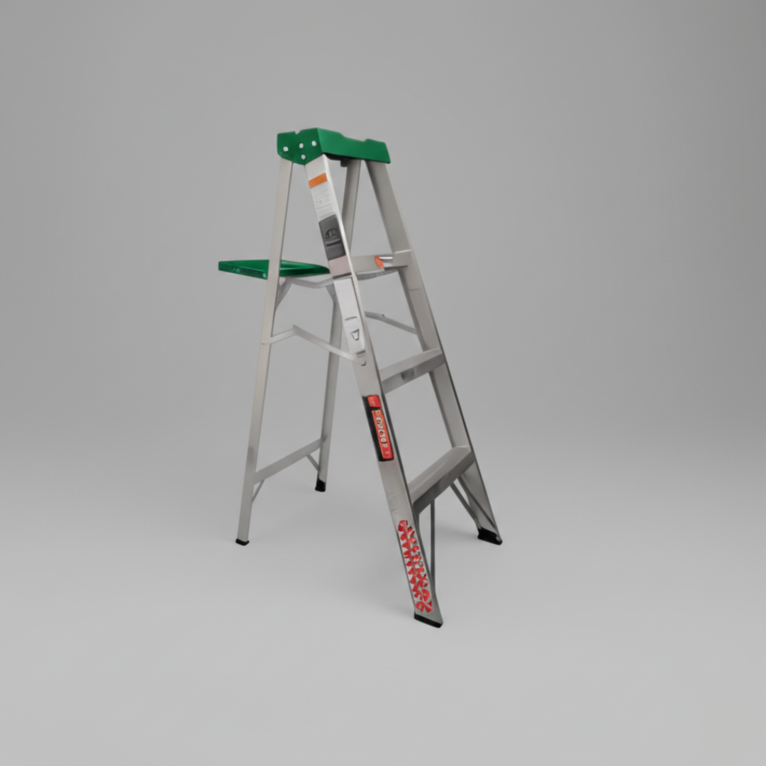 ESCALERA DE TIJERA DE ALUMINIO – USO DOMÉSTICO Y PROFESIONAL