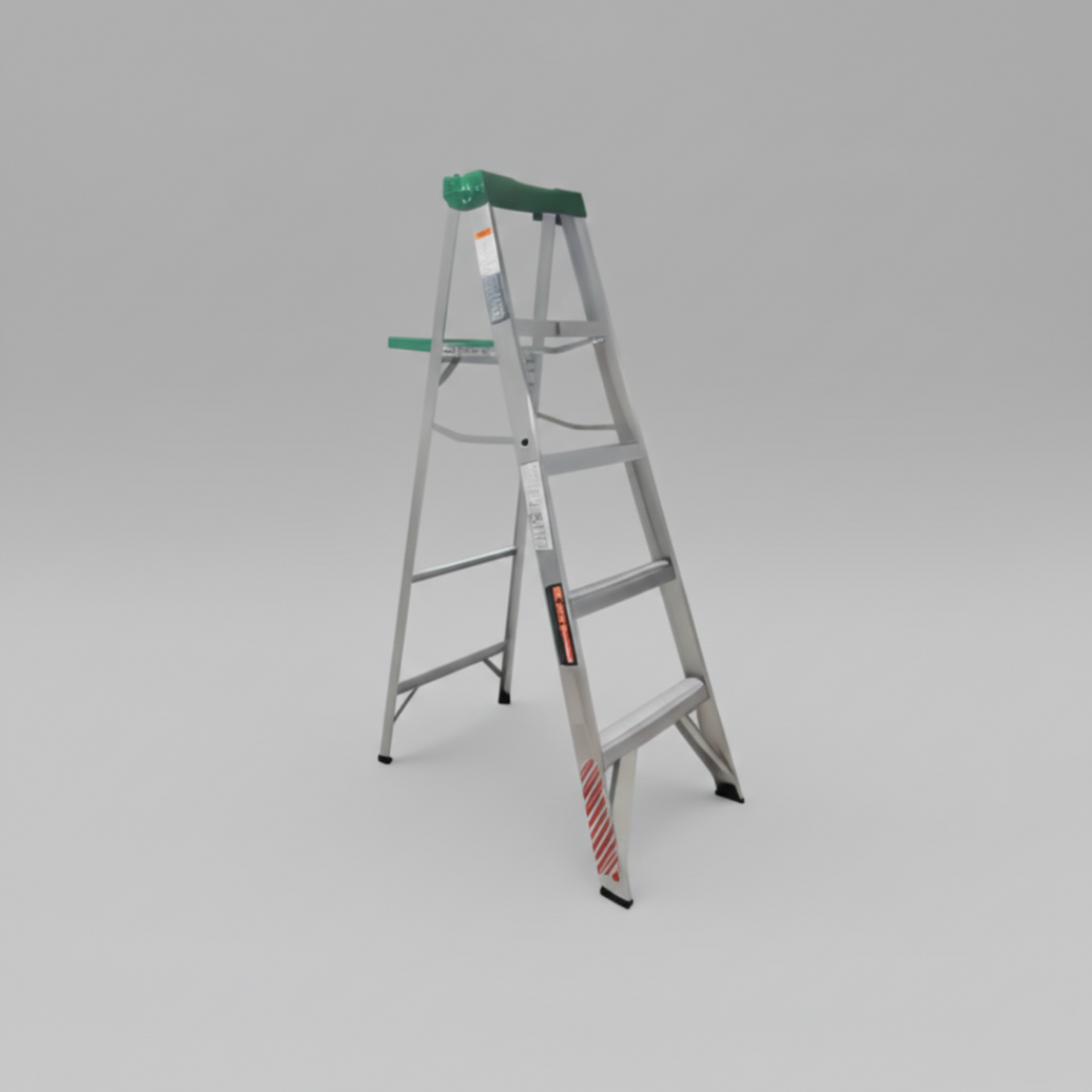 ESCALERA DE TIJERA DE ALUMINIO – USO DOMÉSTICO Y PROFESIONAL