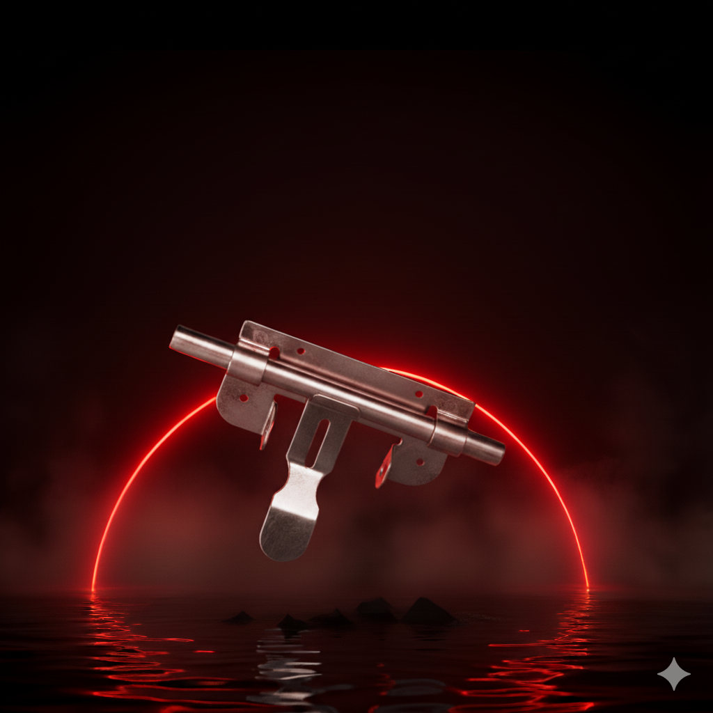 Cerrojo Metálico Galvanizado para Puerta o Cerca